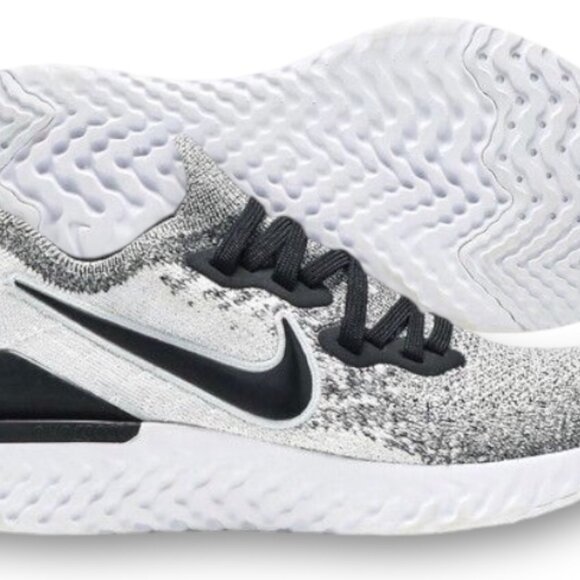 Nike Epic React Flyknit 'Oreo' Mens Running Shoes White/Black BQ8928 101 NEW